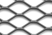 Grille métal déployé acier brut - mailles 10 x 5.5 mm - 1000 x 500 mm -  épaisseur 1 mm CQFD 2016-5450