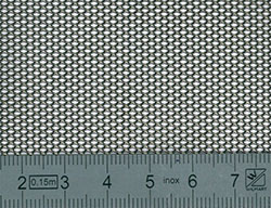 Petites mailles inox 3x1,7 - 0,34x0,4 - 1 bobine 500 mm x 1000 mm